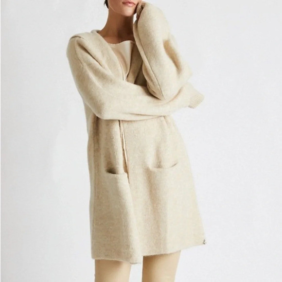Beryll Cashmere hooded cardi - Picture 2 of 4